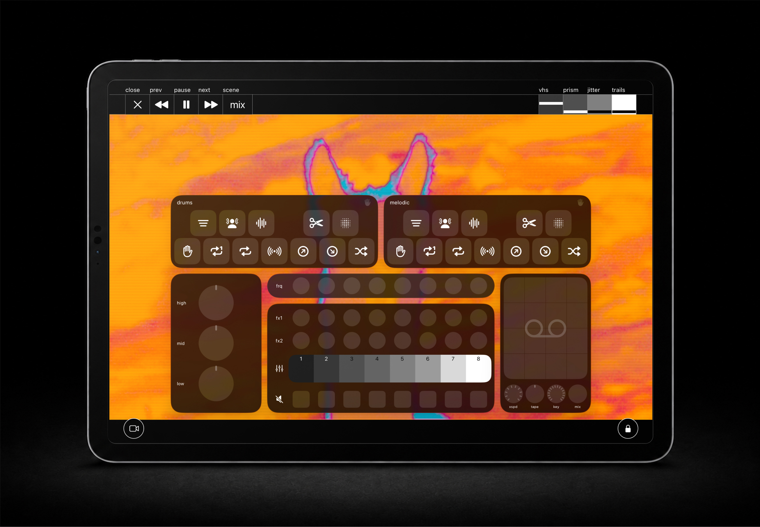 OP‑XY control in the perform view